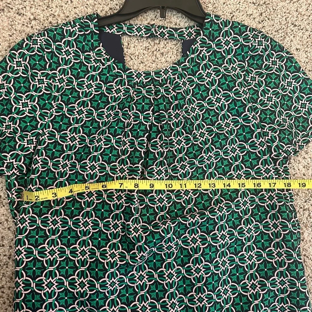 J. Crew 100% silk shift open back mini dress size 6
